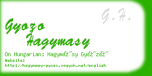 gyozo hagymasy business card